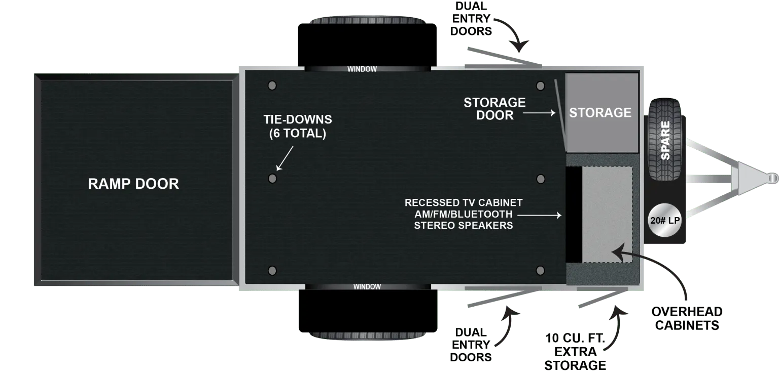 2023 Encore RV ROG 10MC - Floor plan