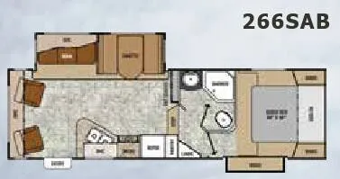 Coachmen Chaparral Lite 266SAB floor plan