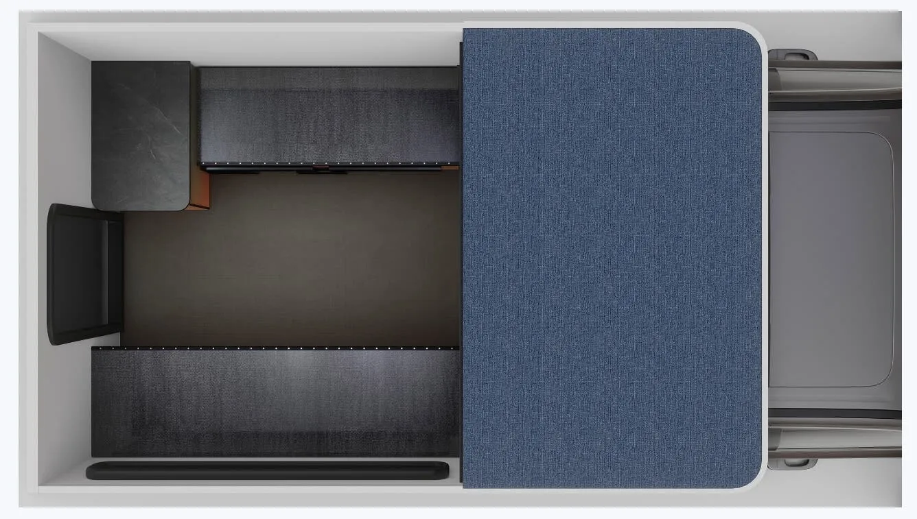 Four Wheel Camper Swift BASE OPEN floor plan