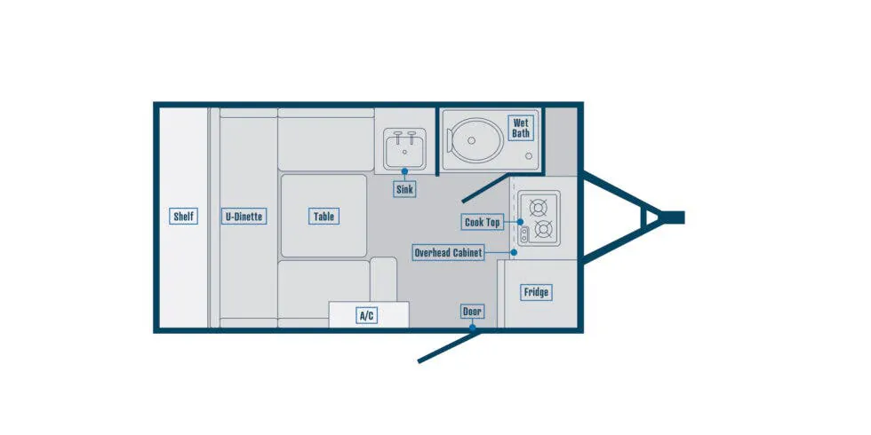 Bontrager Outdoors Standard 15FK floor plan