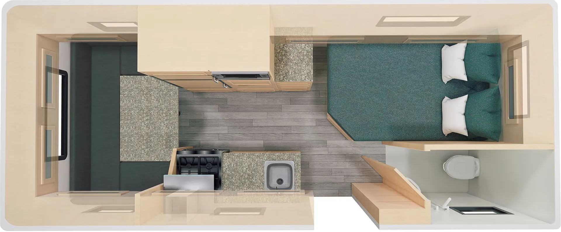 Escape Trailer Escape 21C Base floor plan