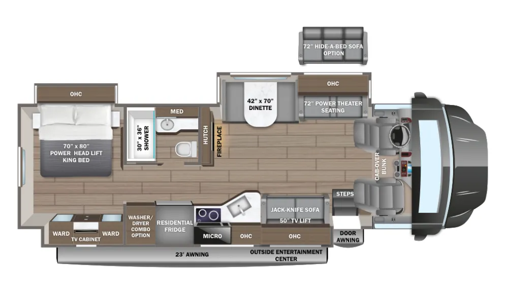 2026 Entegra Coach Accolade 37M - Floor plan
