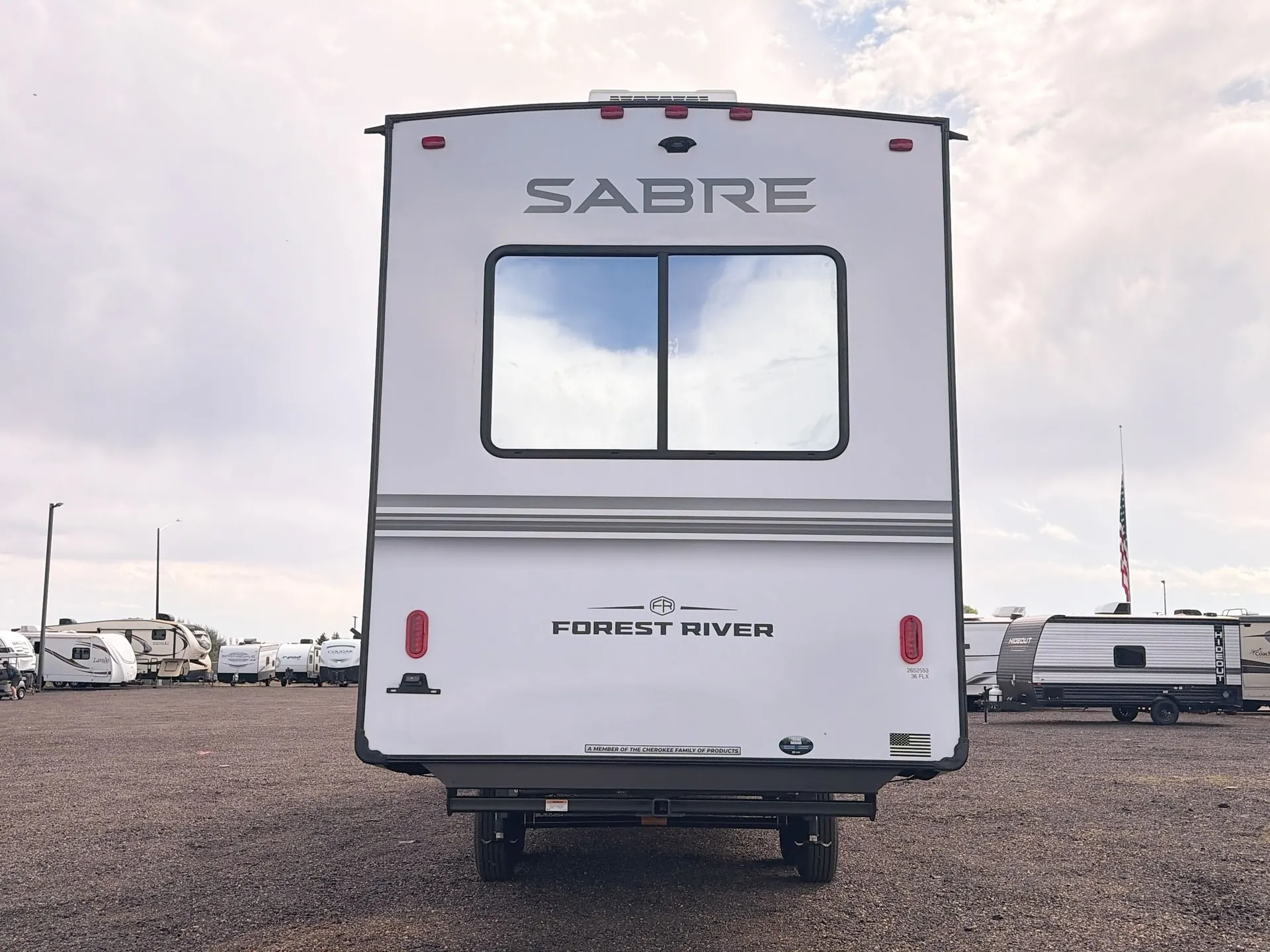 2027 Forest River Sabre 36FLX — backside