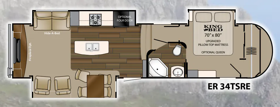 Heartland ElkRidge 34 TSRE exterior