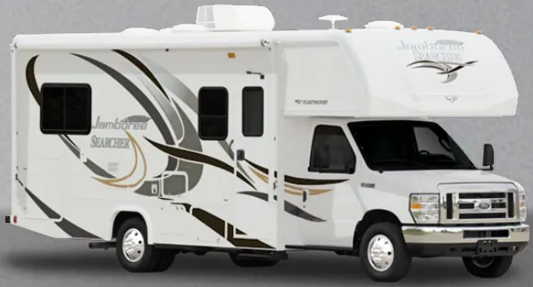 Fleetwood Jamboree Searcher 31M exterior