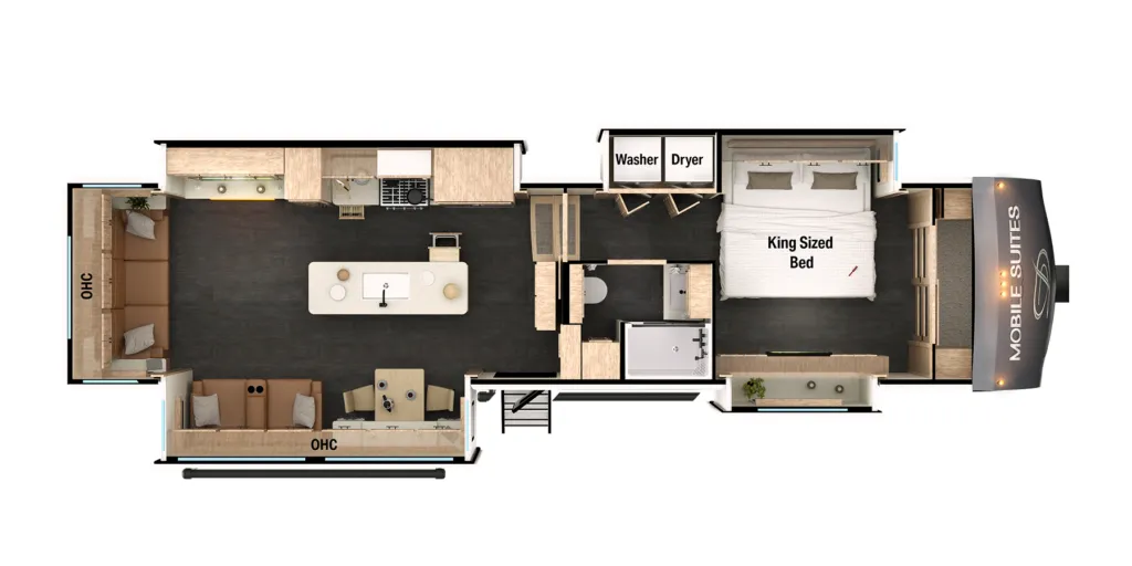 DRV Mobile Suites 36RSSB3 floor plan