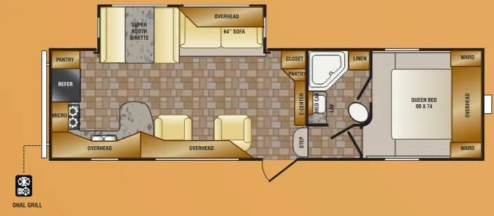 CrossRoads Zinger ZF29RK floor plan