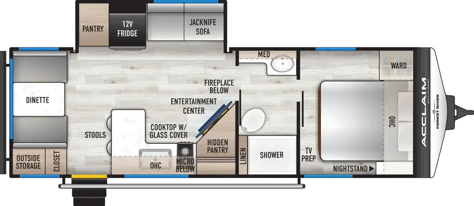 East to West Acclaim 24RD floor plan