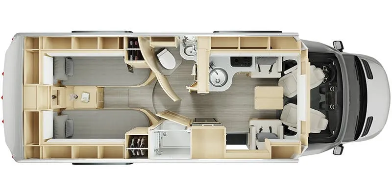 Leisure Travel Unity U24TB floor plan