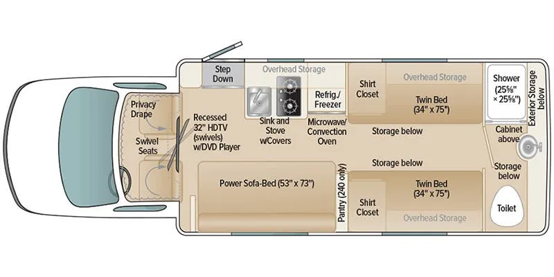 Coach House Platinum II 240 ST floor plan