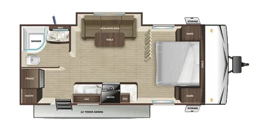 Starcraft Autumn Ridge 20FBS floor plan
