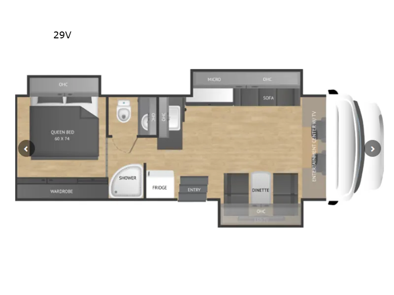 2026 NeXus RV Viper 29V - Floor plan