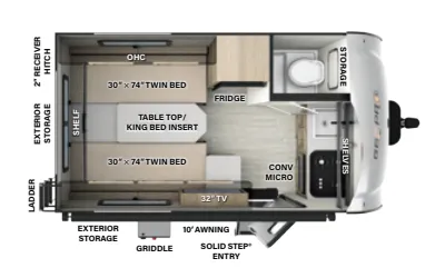 Forest River Rockwood Geo Pro G15TB exterior