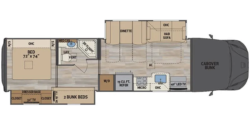 Renegade RV Valencia 38BB floor plan