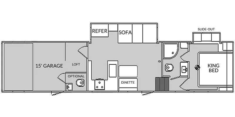 Genesis Supreme Wanderer 40CKWG floor plan