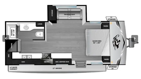 2026 Open Range Open Range Colt 21RBS floor plan