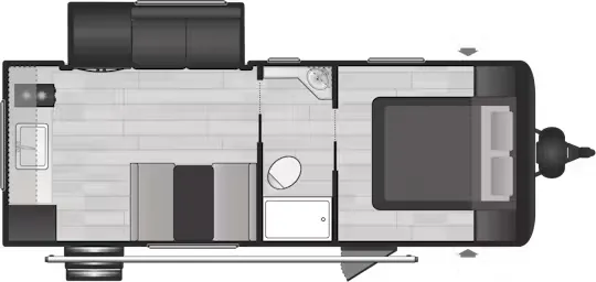 2025 Keystone Coleman Light 21RX - Floor plan