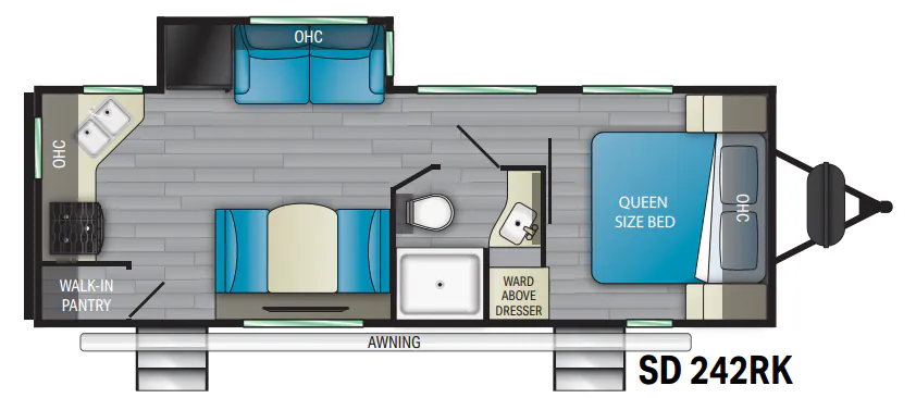 Heartland Sundance 242RK floor plan