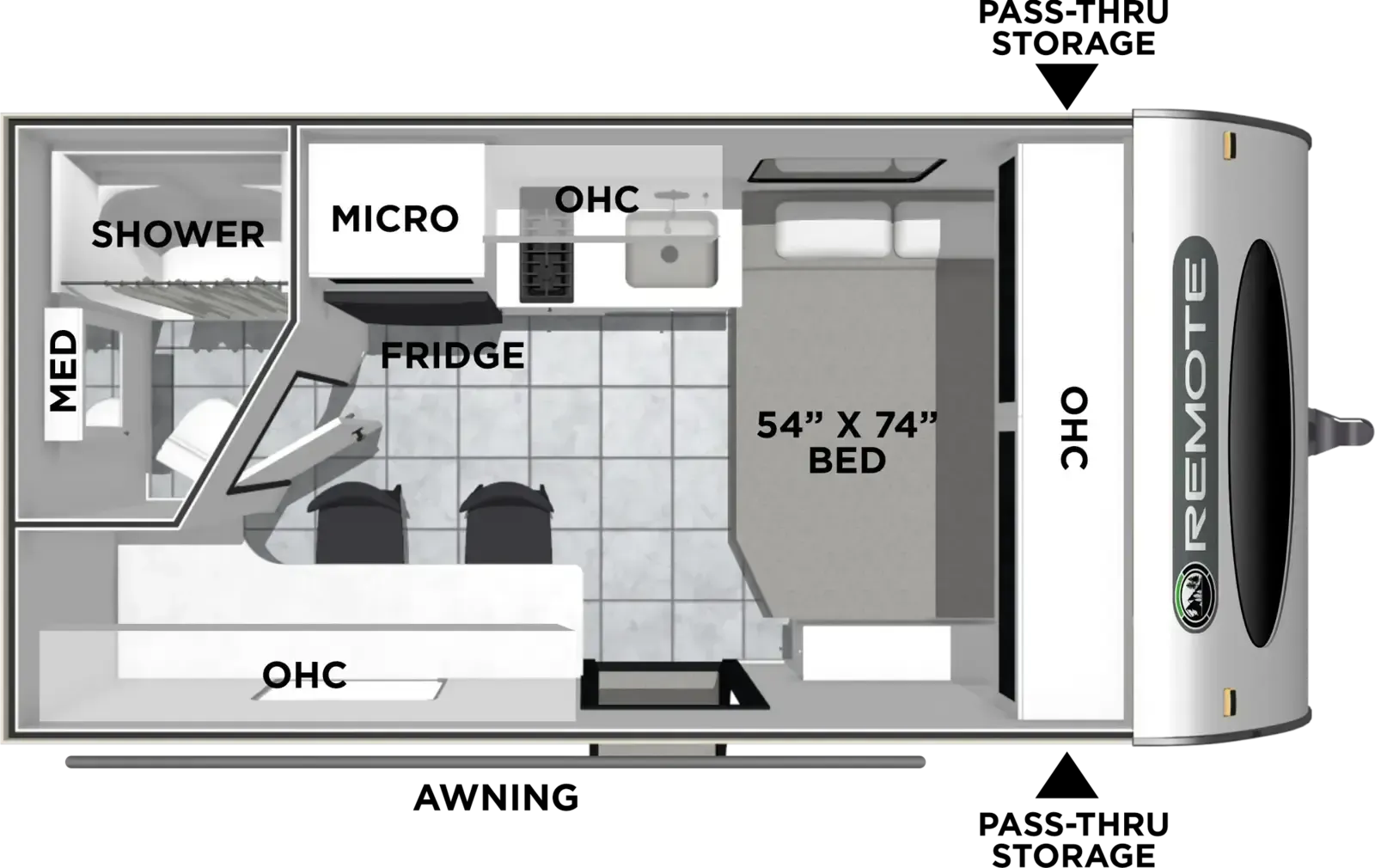 Coachmen Remote 12R floor plan