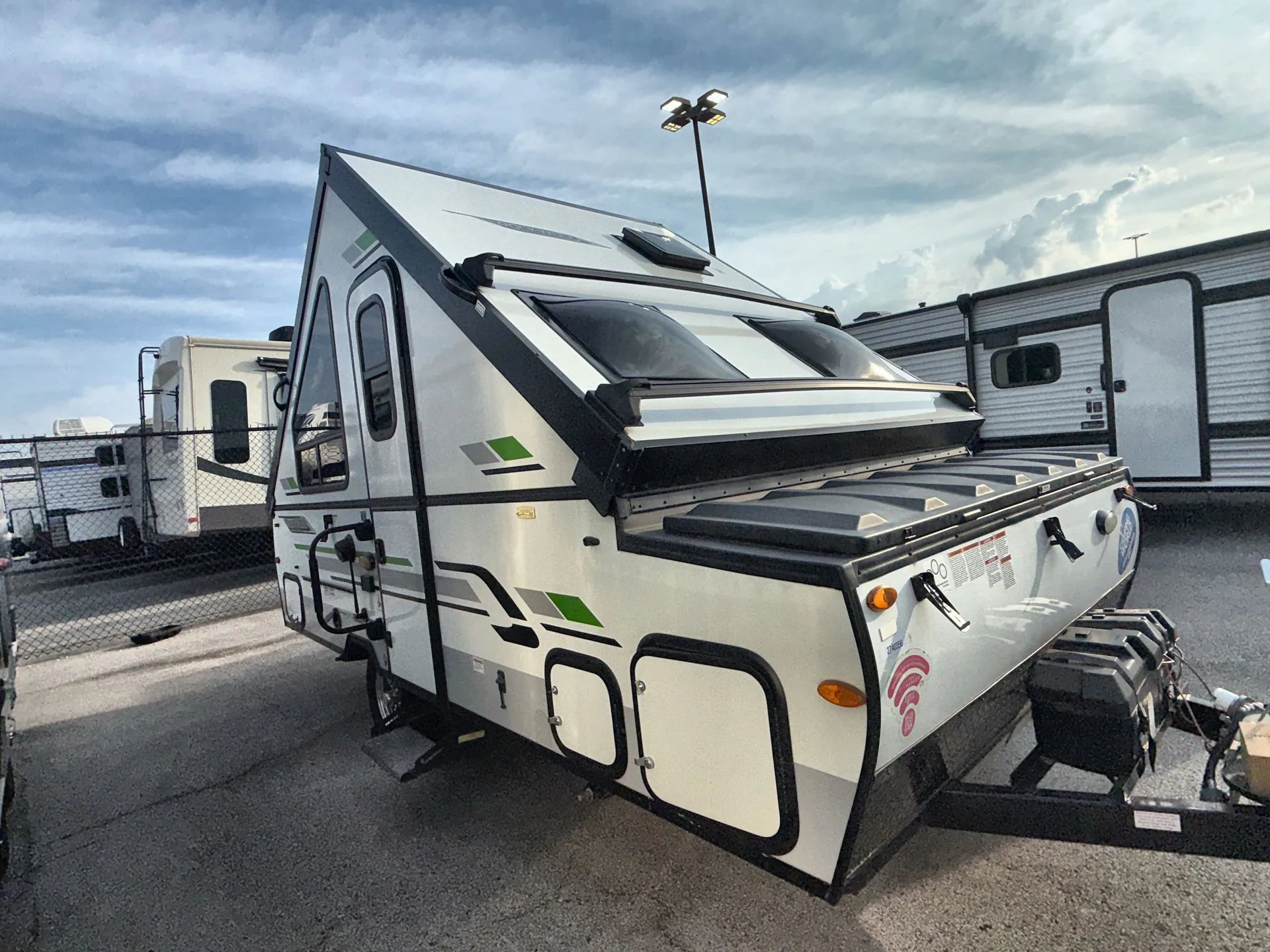2021 Forest River Rockwood Hard Side A122 — campside