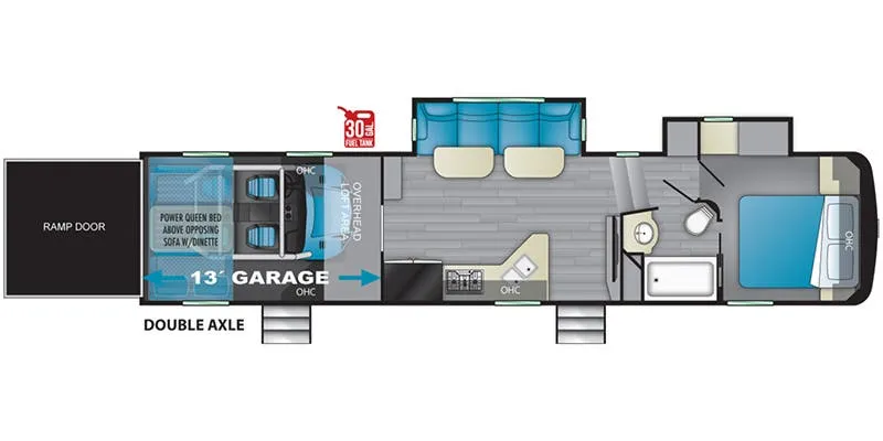 Heartland Fuel 335 floor plan