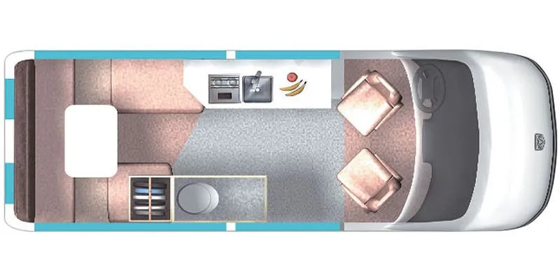 2016 Roadtrek Roadtrek SS AGILE - Floor plan