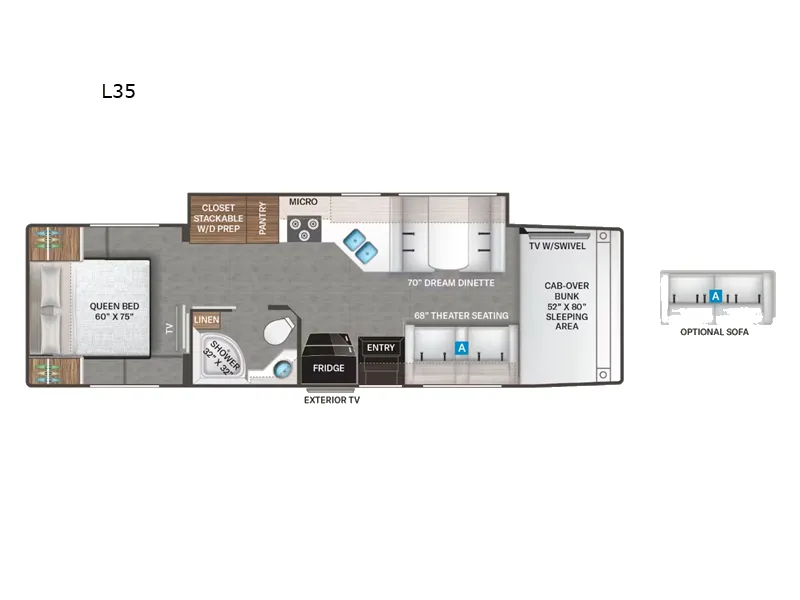 2025 Thor Motor Coach Omni Trail L35 - Photo 3
