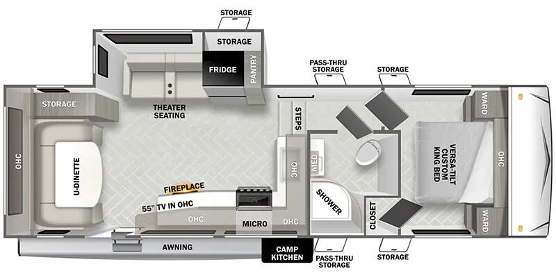 Forest River EVO Southwest F2505 floor plan