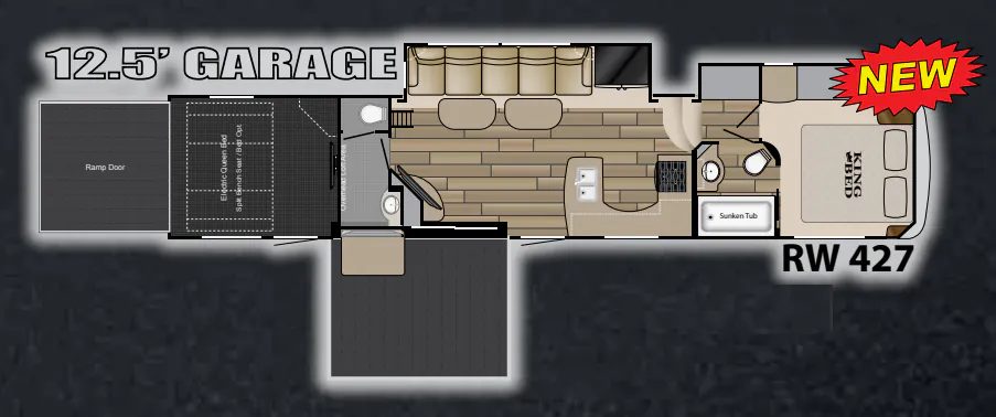Heartland Road Warrior 427 floor plan