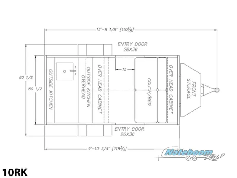 2025 Modern Buggy Trailers Little Buggy 10RK - Photo 3