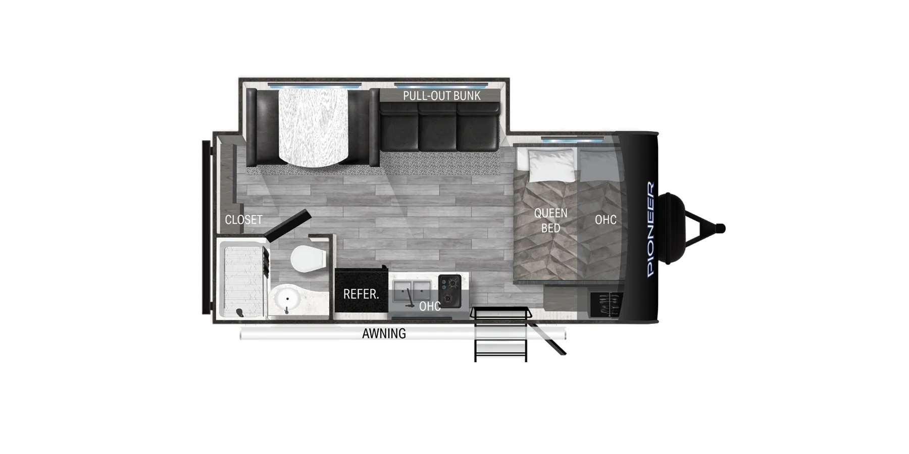Heartland Pioneer SS171 floor plan
