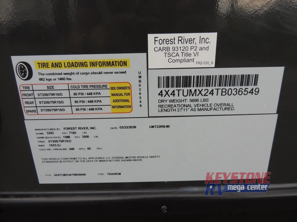 2026 Forest River RV Un-Mapped 22RB, Photos photo 40