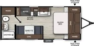 2024 Coachmen Apex Nano 187RB floor plan