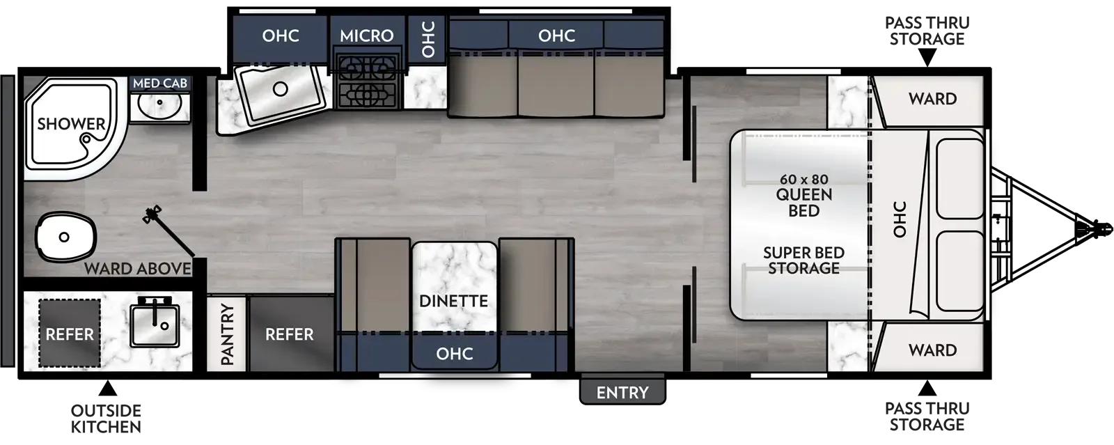 Coachmen Apex Ultra-Lite 251RBK floor plan
