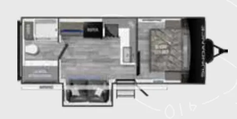 Heartland Sundance 222RB floor plan