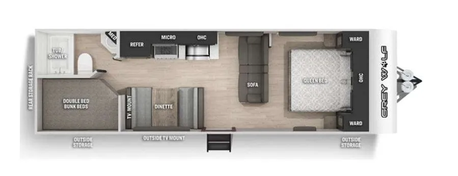 2026 Lance Evolve 2685 floor plan