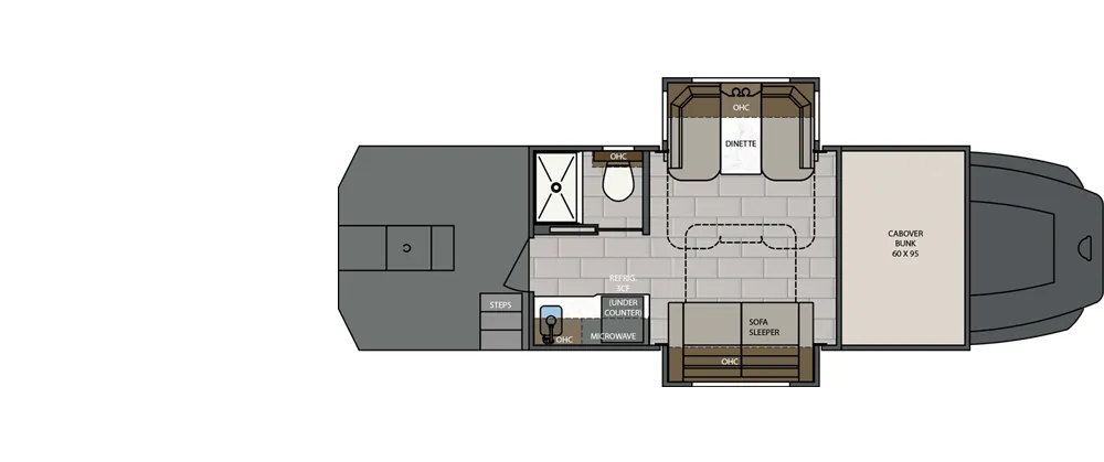 Renegade RV Classic CS120 floor plan