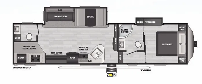 Keystone Springdale 300FWBH floor plan