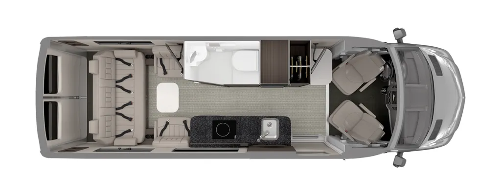 2026 Airstream Interstate 24GT floor plan