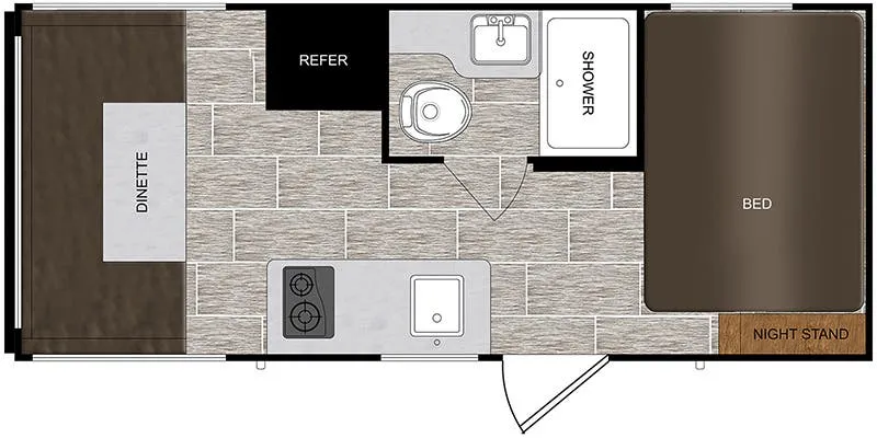 Prime Time Avenger 16RD floor plan