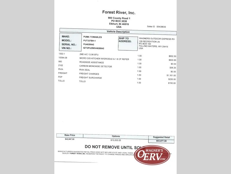 2027 Forest River Puma 337BH - Photo 4
