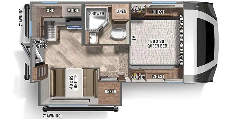 Palomino Real-Lite HS-2114 floor plan
