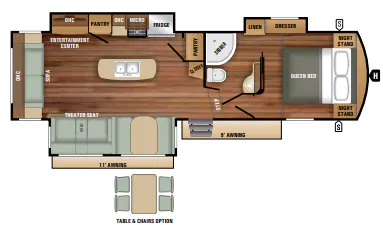 Starcraft Telluride 292RLS floor plan