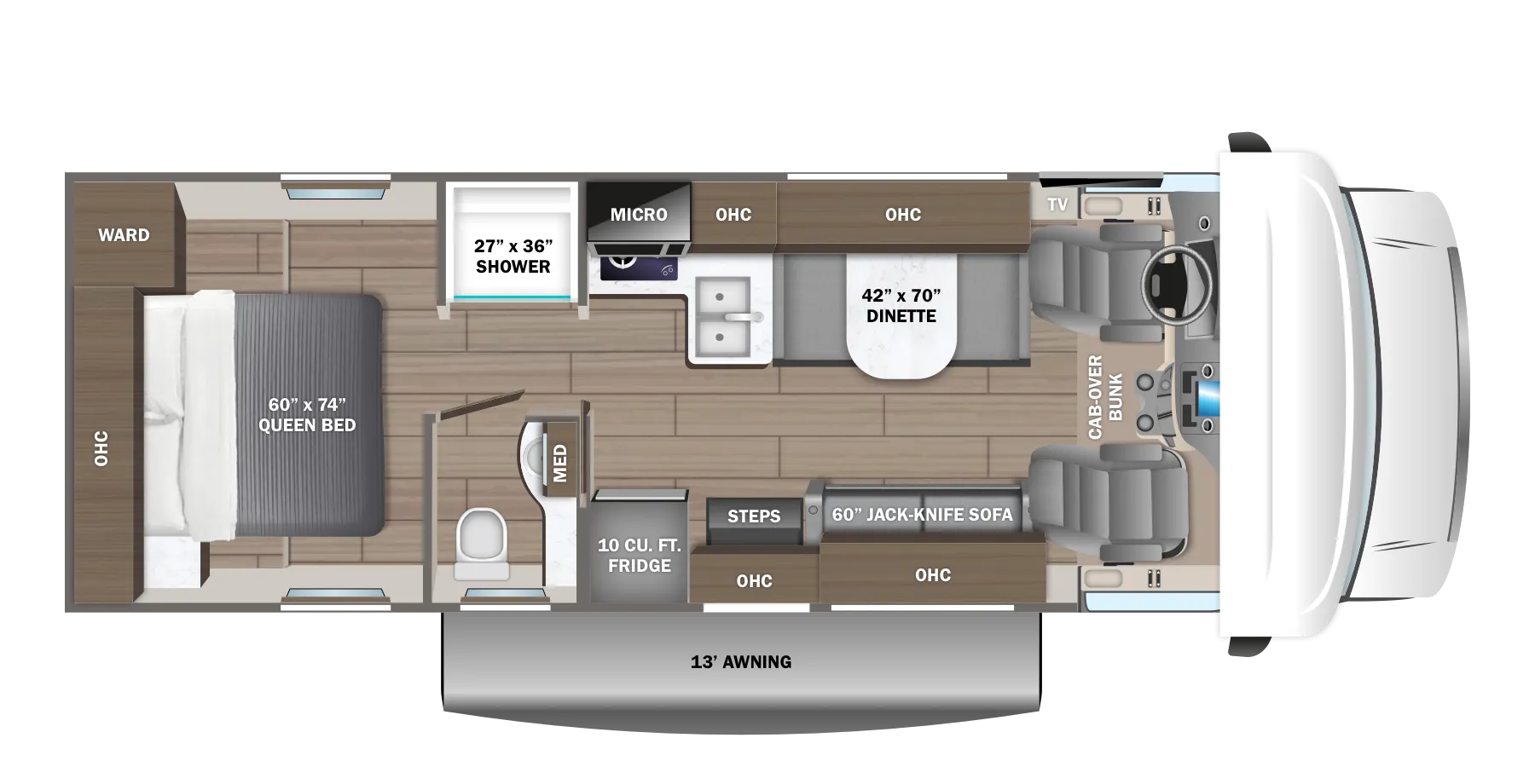 Jayco Redhawk SE 27N floor plan