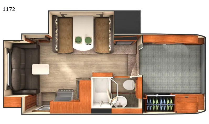 2018 Lance Lance 1172 floor plan
