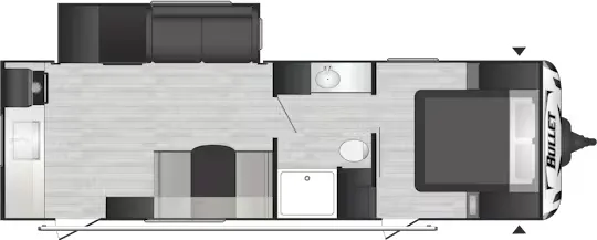 Keystone Bullet Crossfire 2500RK floor plan
