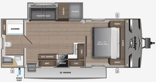 Jayco Jay Flight 240RBSW floor plan