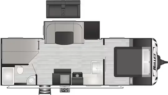 Keystone Bullet Premium 250BHSWE floor plan