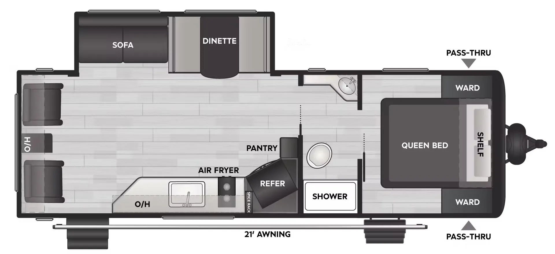 Keystone Coleman 25R floor plan