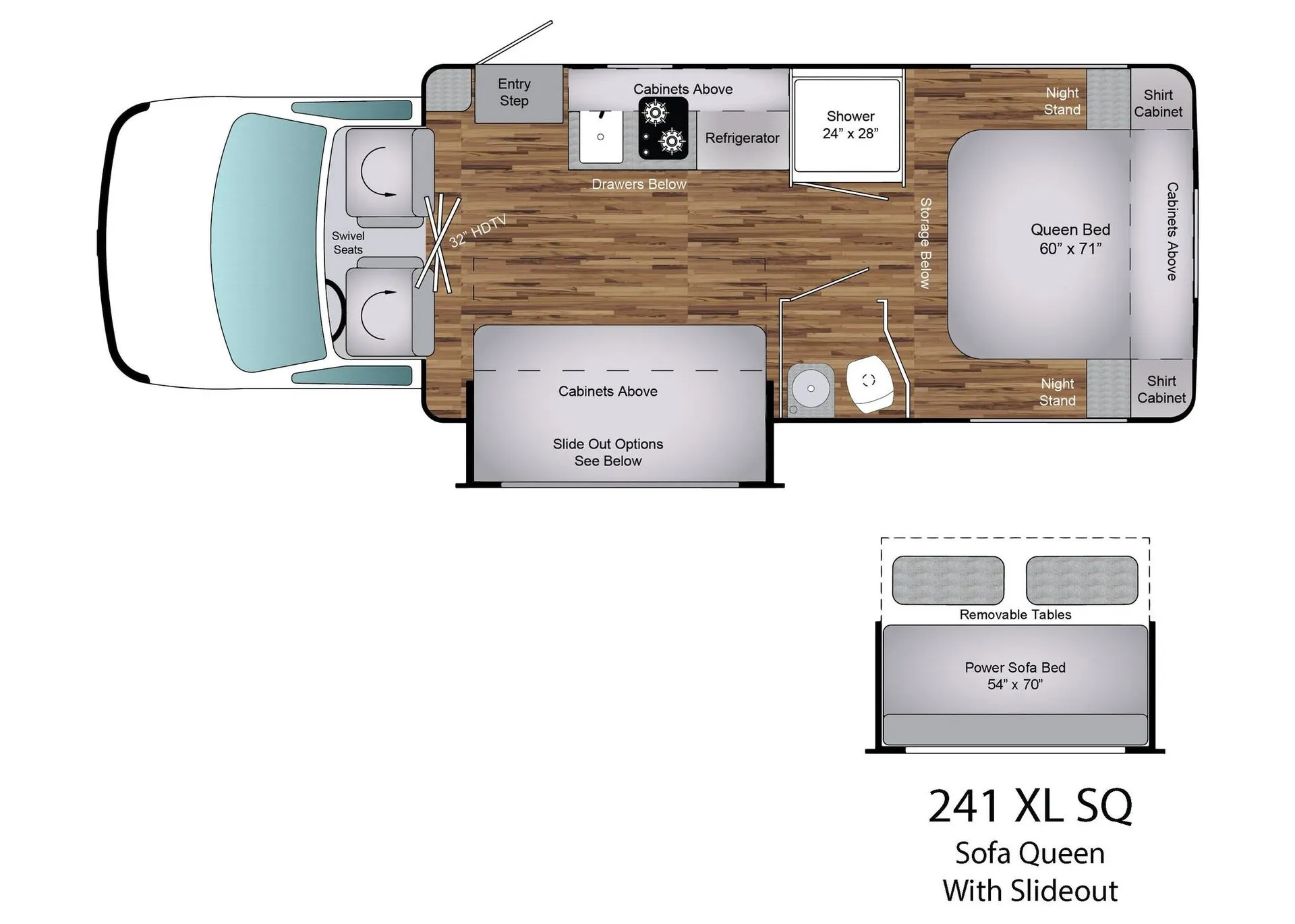 Coach House Platinum II 241 XL SW floor plan